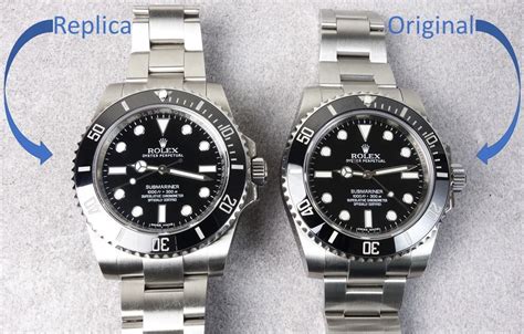 rolex submariner vs original